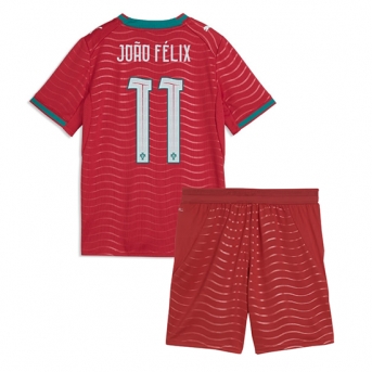 Billige Fotballdrakt Portugal Joao Felix #11 Replika Hjemmedraktsett Barn VM 2026 Kortermet (med bukser)